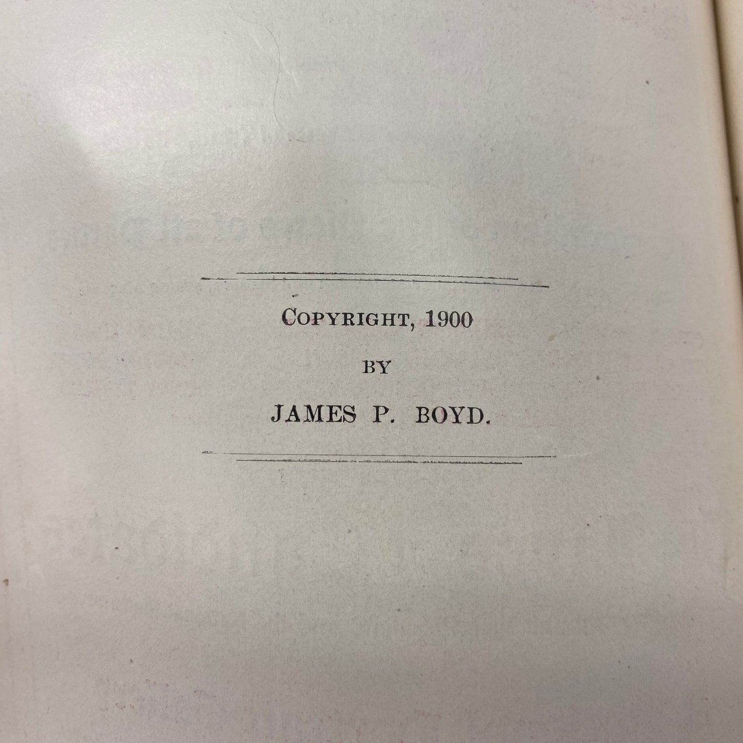 Men and Issues of 1900 - James P. Boyd - 1900