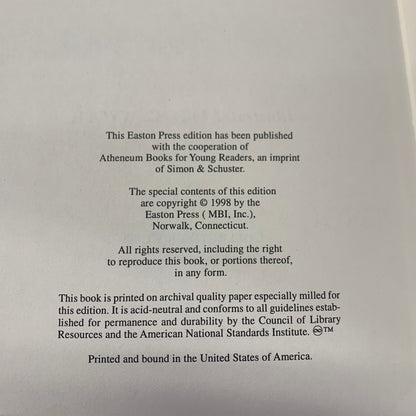 The Deerslayer - James Fenimore Cooper - Easton Press - 1998