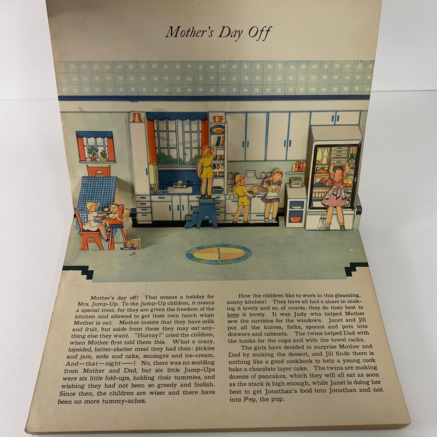 The Jolly Jump-Ups and Their New House - Geraldine Clyne  - 1st Edition - 1939