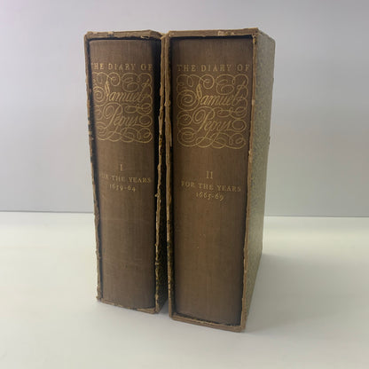 The Diary of Samuel Pepys - Henry B. Wheatley - 2 Volumes - 1942