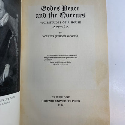 Godes Peace and the Queens - Norrey Jephson O’Conor - 1934