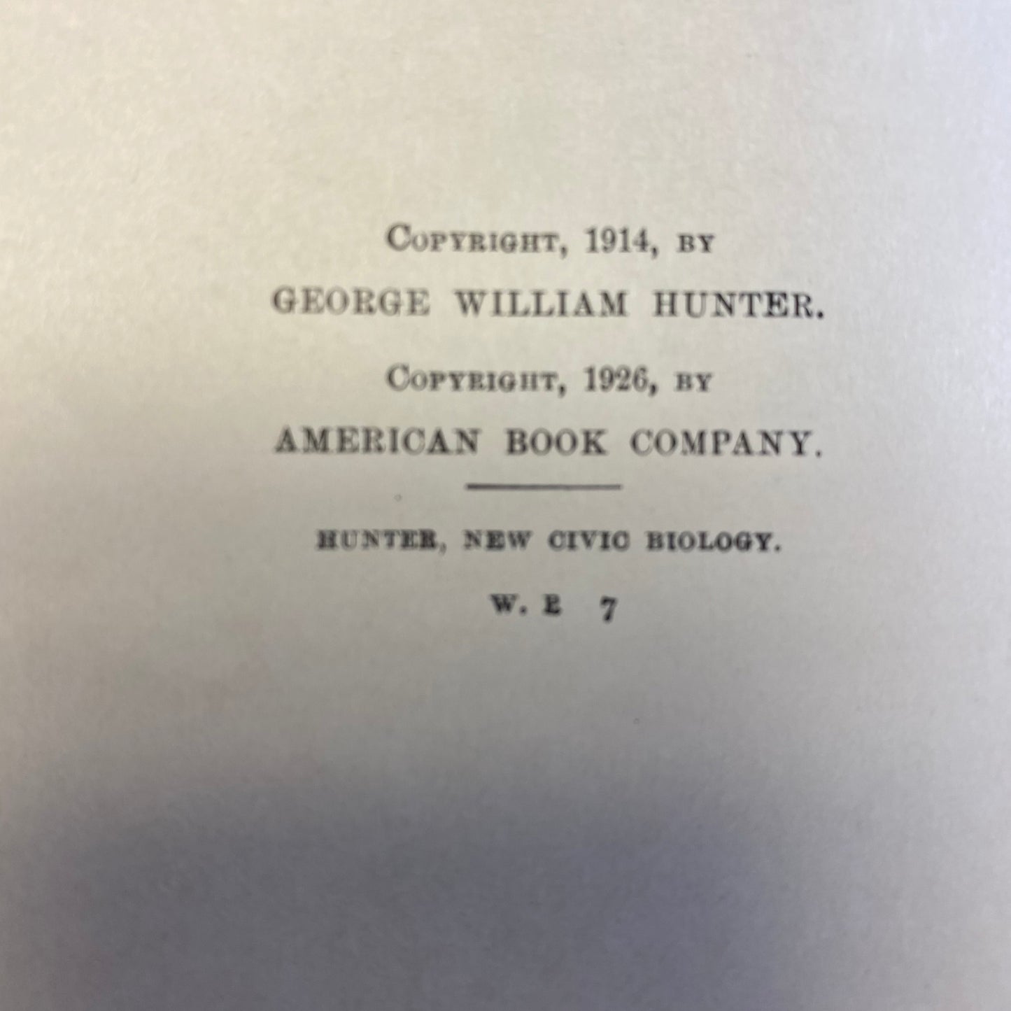 New Civic Biology - George William Hunter - 1926