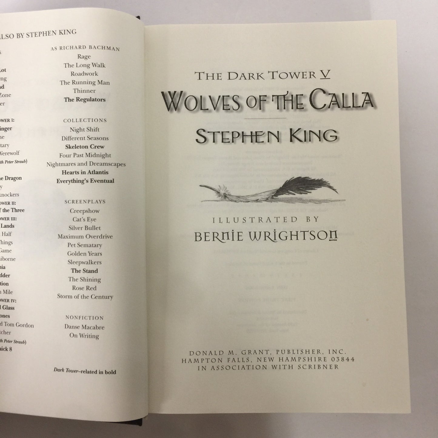 Wolves of the Calla - Stephen King - 1st Edition - 2003