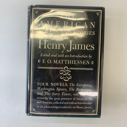 The American Novels and Stories of Henry James - Henry James - Edited by Henry James - 4th Print - 1964