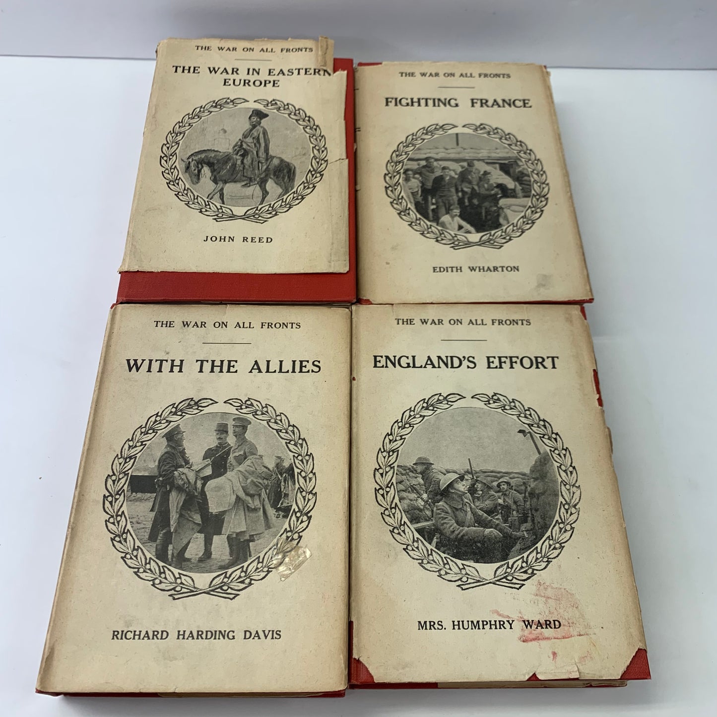 The War on All Fronts - John Reed - 4 of 5 Volumes - 1919