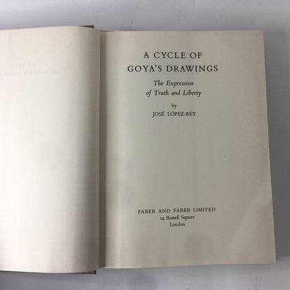 A Cycle of Goya’s Drawing - Jose López Rey - 1956