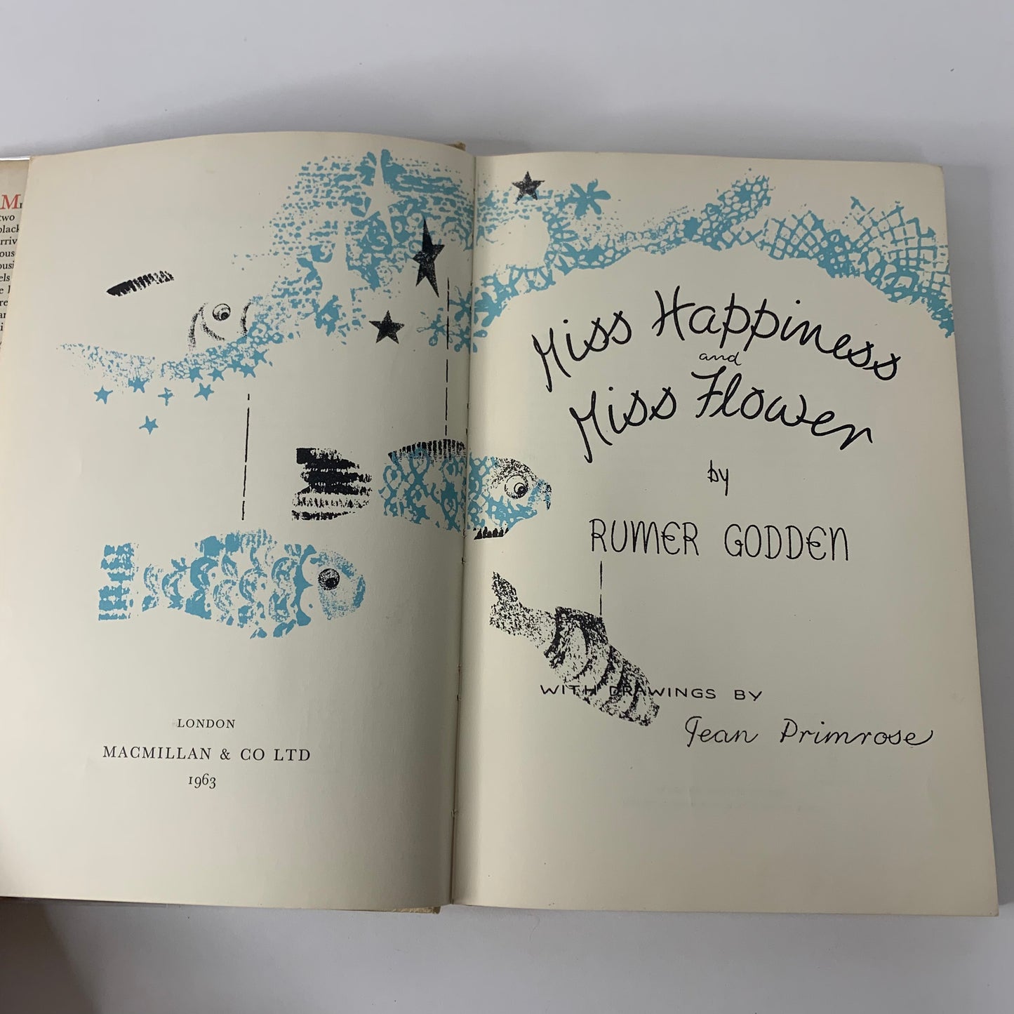 Miss Happiness and Miss Flower - Rumer Godden - 10th Print - 1963