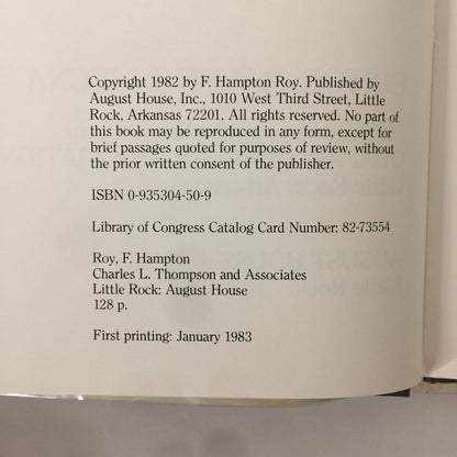 Charles L. Thompson and Associates Arkansas Architects 1885-1938 - F. Hampton Roy - 1983