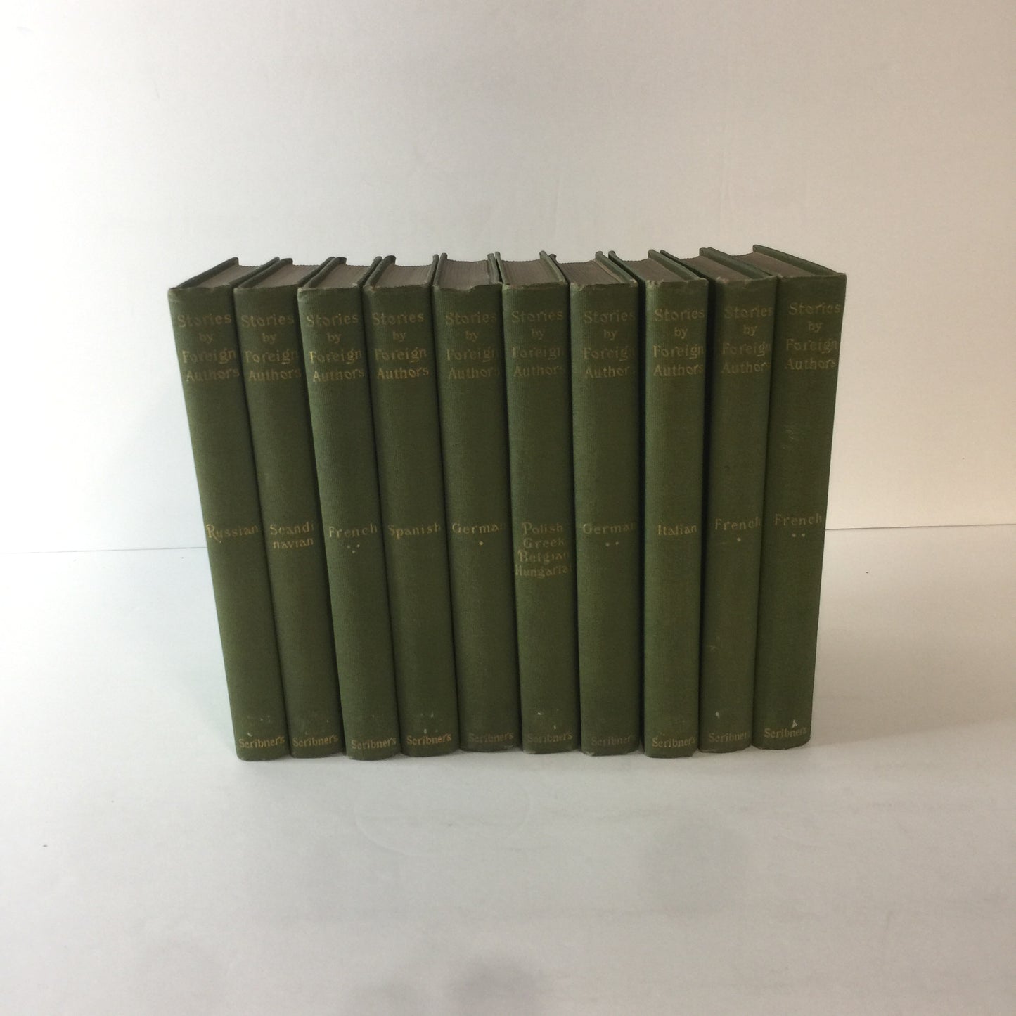 Stories by Foreign Authors - Various - 10 Vol. Set - 1898