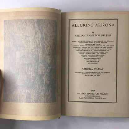 Alluring Arizona - William H. Nelson - 1929