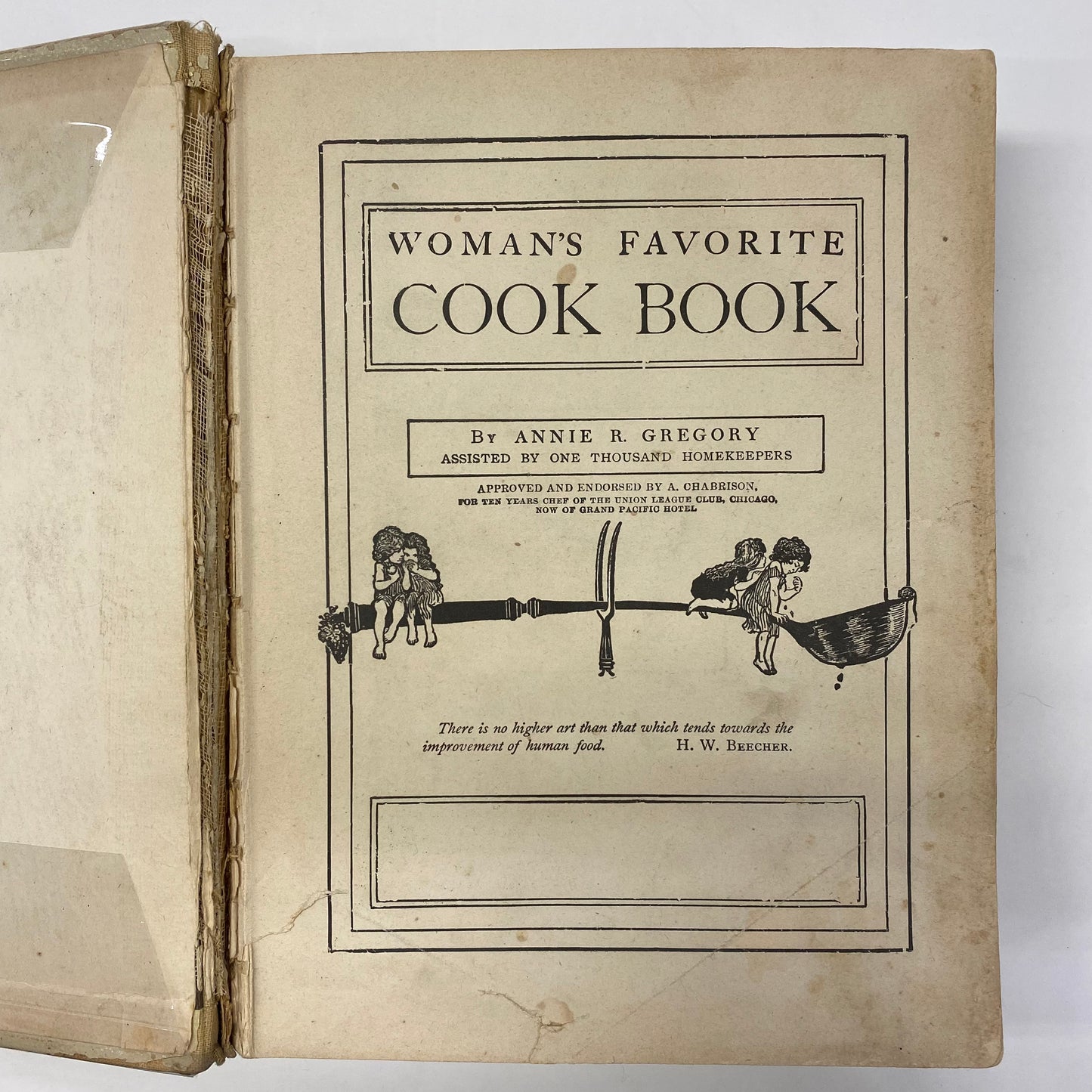 Woman’s Favorite Cook Book - Annie R. Gregory - 1902