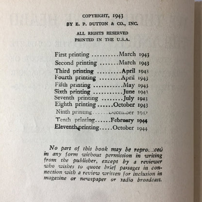 We Thought We Heard The Angels Sing - Lieut. James C. Whittaker - 1944