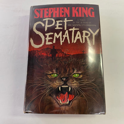 Pet Sematary - Stephen King - Book Club Edition - 1983