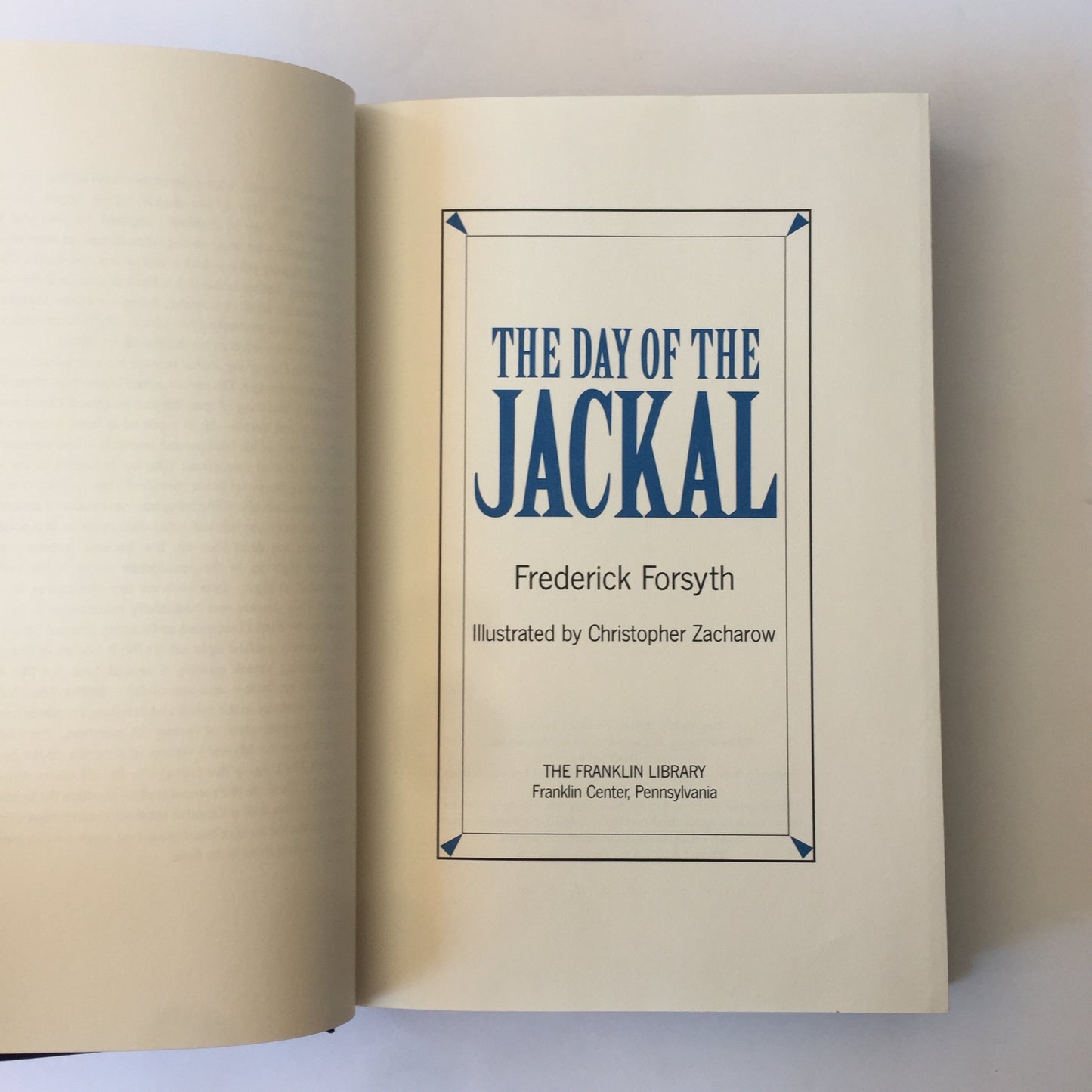 The Day of The Jackal - Frederick Forsyth - Franklin Library - 1988