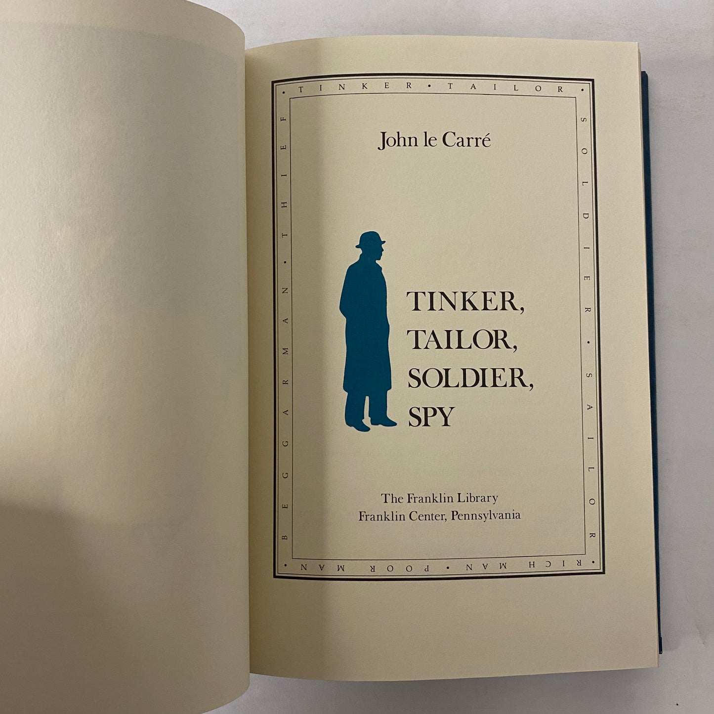 Tinker, Tailor, Soldier, Spy - John Le Carré - Franklin Library - 1988