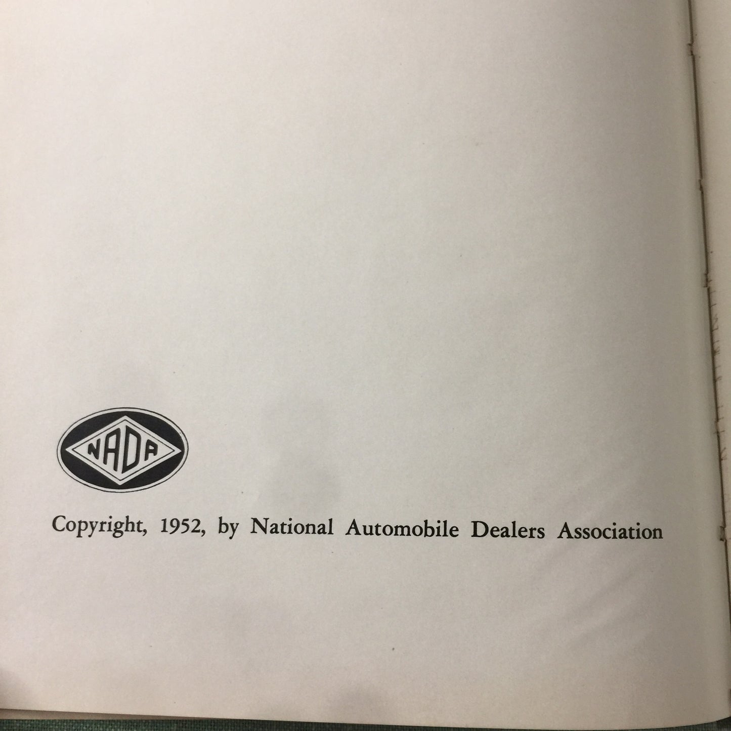 A Basic Guide for Influencing Public Attitudes Toward New Car Dealers - NADA - 1952