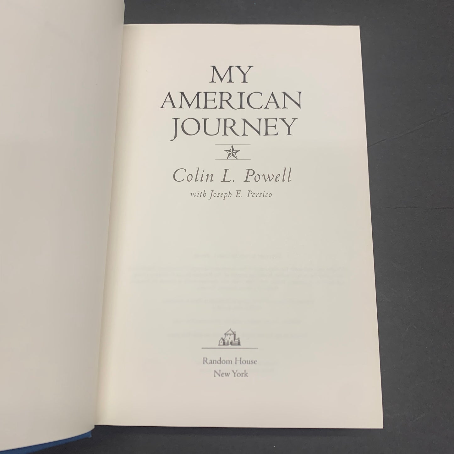 My American Journey - Colin Powell - Signed - 1995