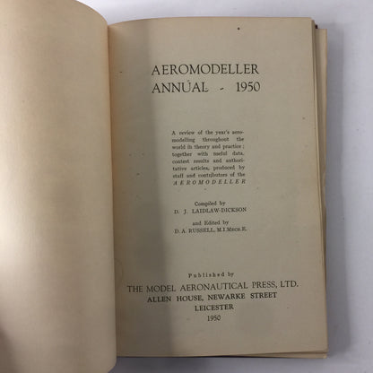 Aeromodeller Manual - D. J. Laidlaw-Dickson - 1950