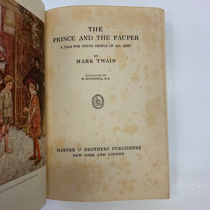 The Prince and the Pauper - Mark Twain - 1909