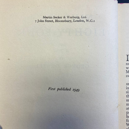 1984 - George Orwell - True 1st Edition - 1st UK Edition with Facsimile Dust Jacket - 1949