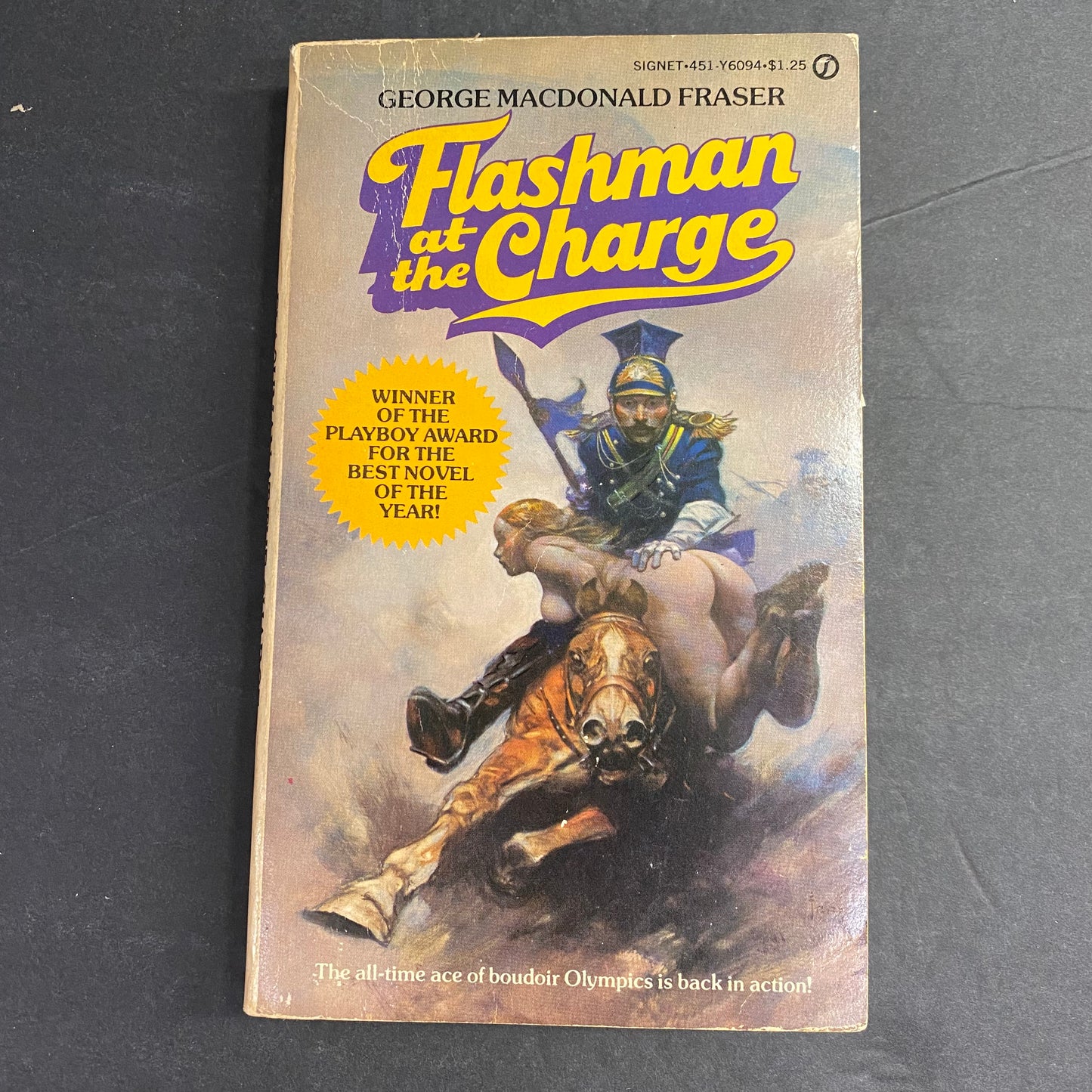 Flashman at The Charge - George MacDonald Fraser - Frazetta Cover - 1st Thus - 1974