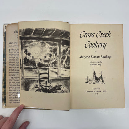 Cross Creek Cookery - Marjorie Kinnan Rawlings - First Edition - 1942