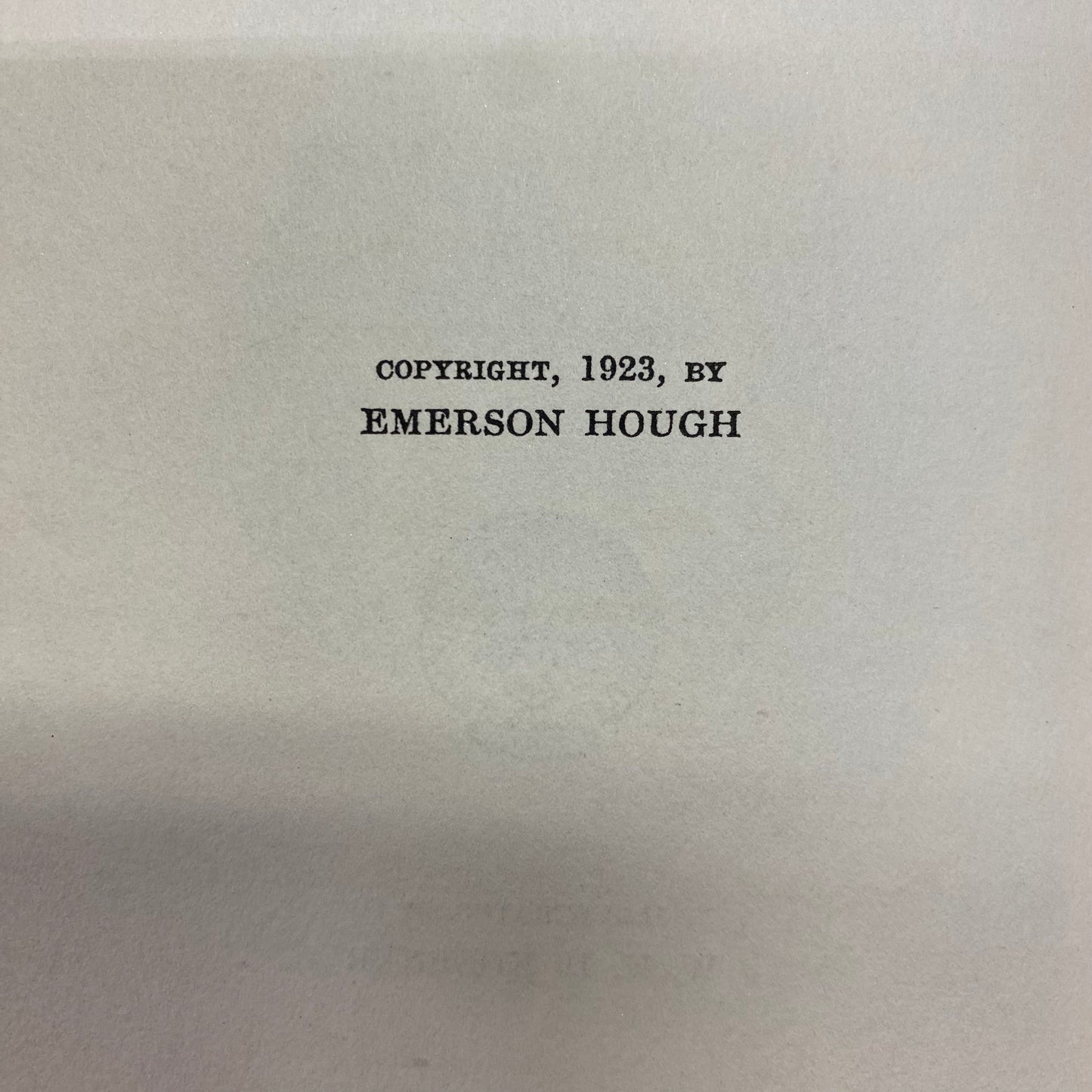 North of 36 - Emerson Hough - First Edition - 1923