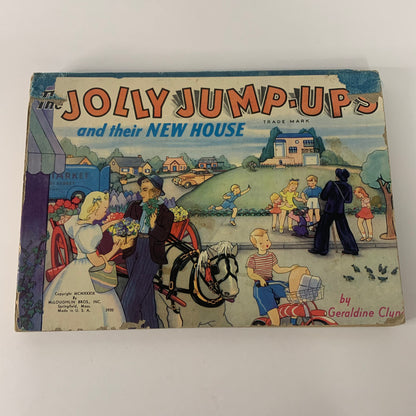 The Jolly Jump-Ups and Their New House - Geraldine Clyne  - 1st Edition - 1939