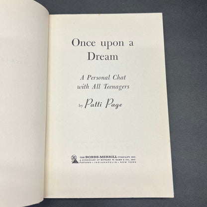 Once Upon a Dream - Patti Page - 1st Edition - 1960