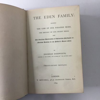 The Eden Family - J. Dodsworth - 1895