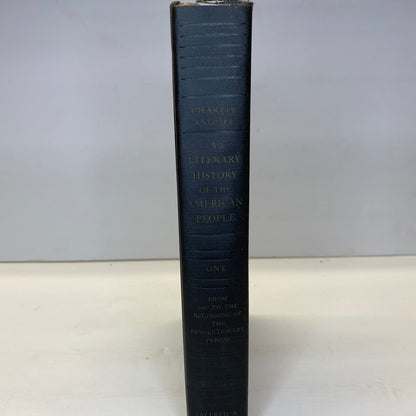 A Literary History of the American People - Charles Angoff - 1931