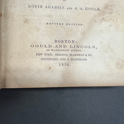 Principles of Zoölogy - Louis Agassiz and A. A. Gould - 1856