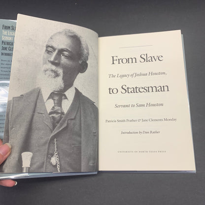 From Slave to Statesman - Patricia Smith Prather and Jane Clements Monday - Signed 2x - 1993