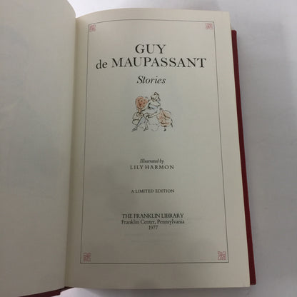 Guy de Maupassant: Stories - Guy de Maupassant - Franklin Library - Limited Edition - 1977