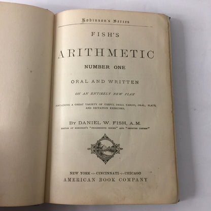 Fish’s Arithmetic - Daniel W. Fish - 1883