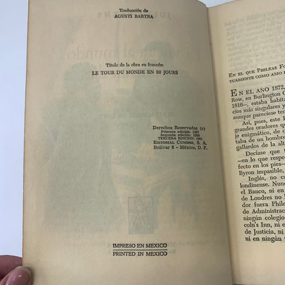 La Vuelta Al Mundo en Ochenta Dias - Julio Verne - 1961