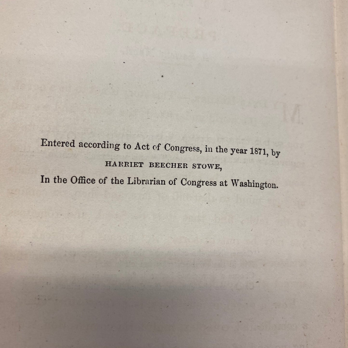 Pink and White Tyranny - Harriet Beecher Stowe - Early Print - 1871