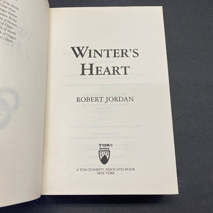 Winter’s Heart - Robert Jordan - 1st Edition - 2000