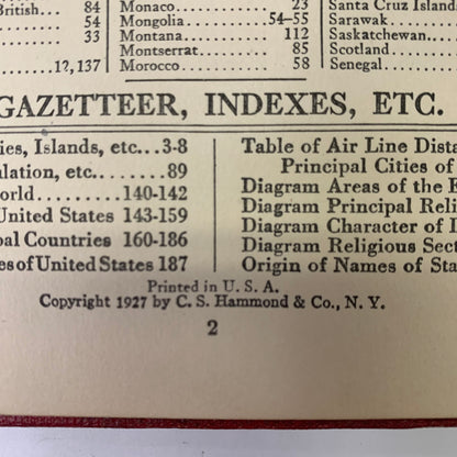 The Literary Digest: Atlas of the World and Gazetteer - Various - 1927