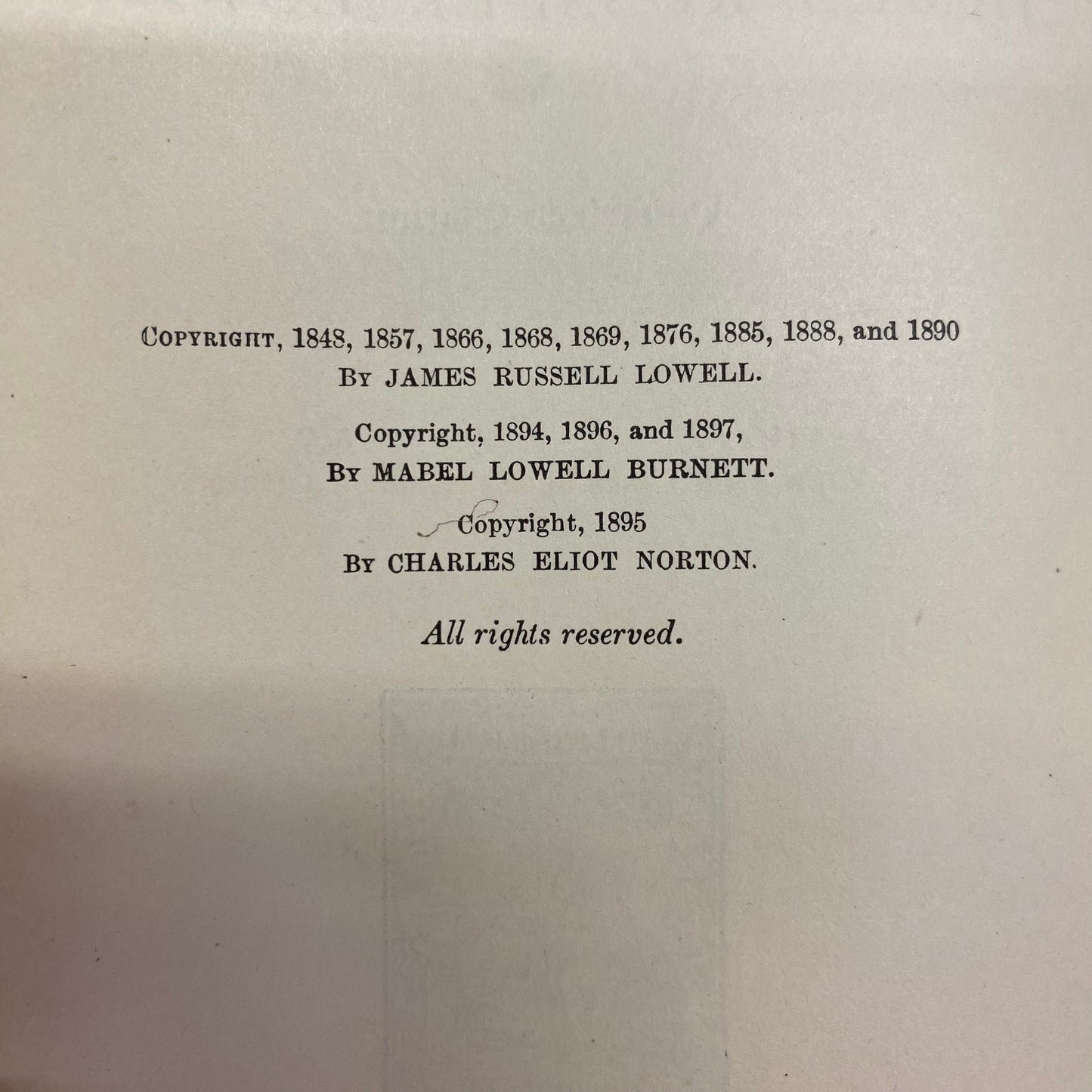 The Poetical Works of James Russell Lowell - James Russell Lowell - Household Edition - 1899