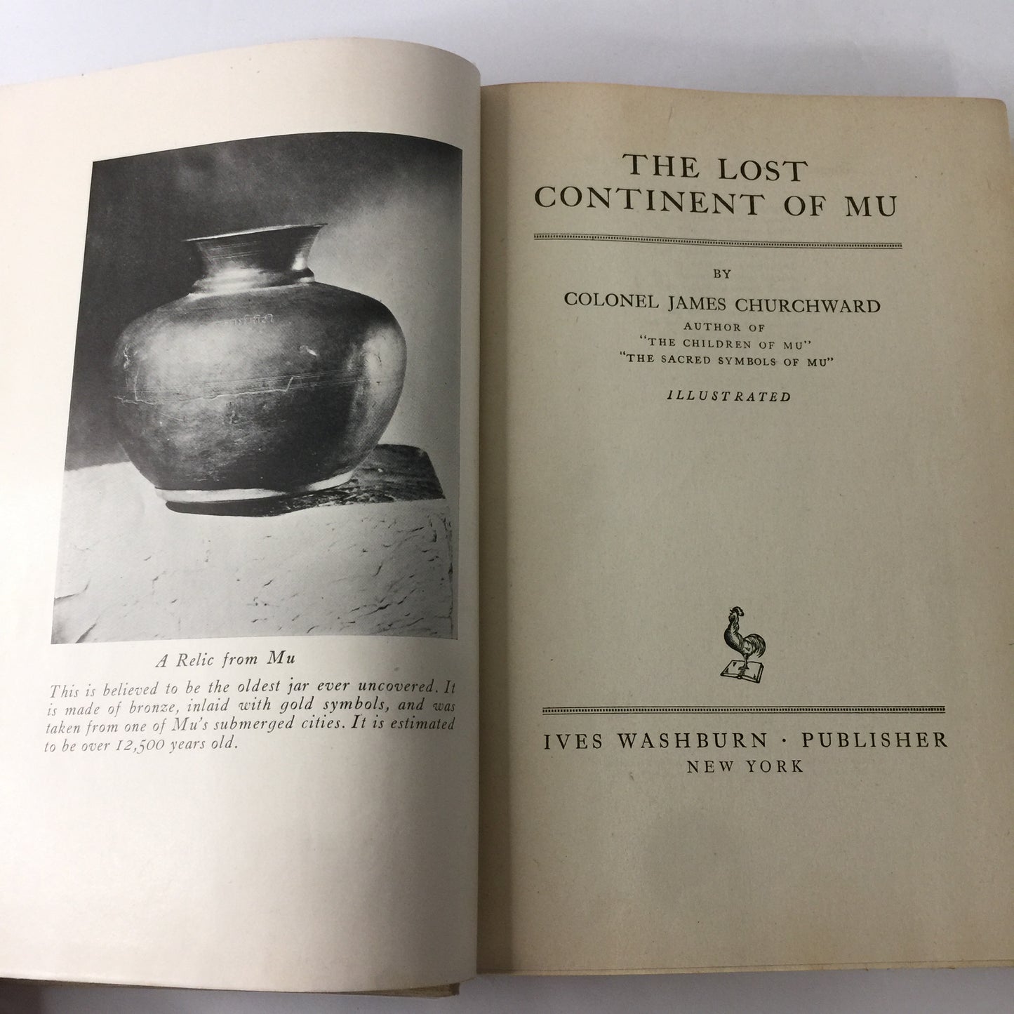 Lost Continent of Mu - James Churchward - 1944