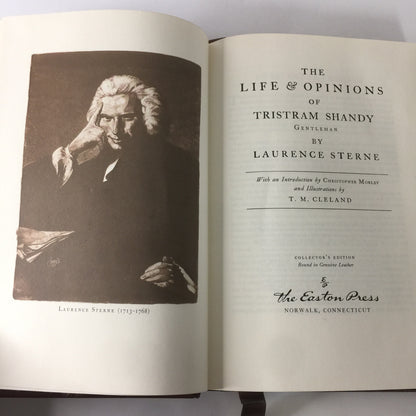 The Life and Opinions of Tristram Shandy - Laurence Sterne - Easton Press - Collector's Edition - 1980