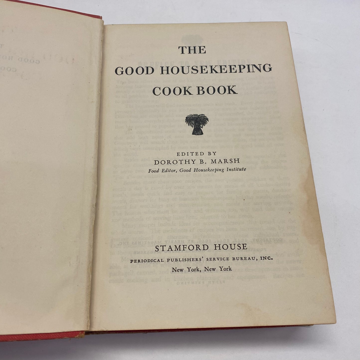 The Good Housekeeping Cook Book - Dorothy B. Marsh - 5th Print - 1949