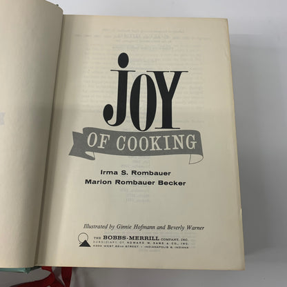 Joy of Cooking - Irma Rombauer and Marion Becker - 1971