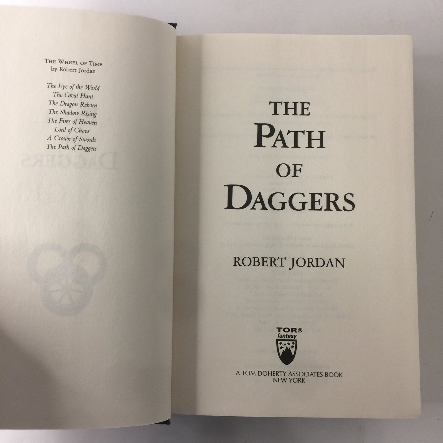 The Path of Daggers - Robert Jordan - 1st Edition - 1998