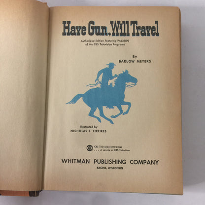 Have Gun, Will Travel - Barlow Meyers - 1959