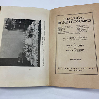 Practical Home Economics For Members’ Use Only - Jane Eayre Fryer and Alice M. Donnelly - 1919