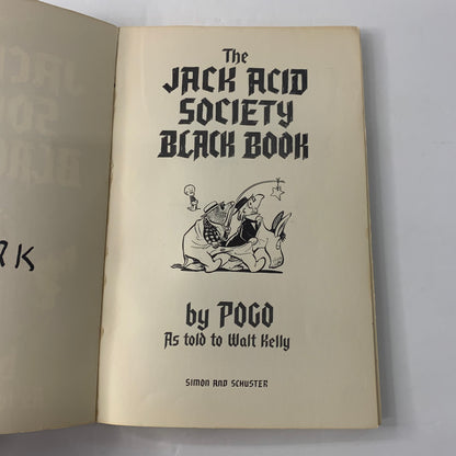 The Jack Acid Society Black Book - Pogo - 1st Print - 1962