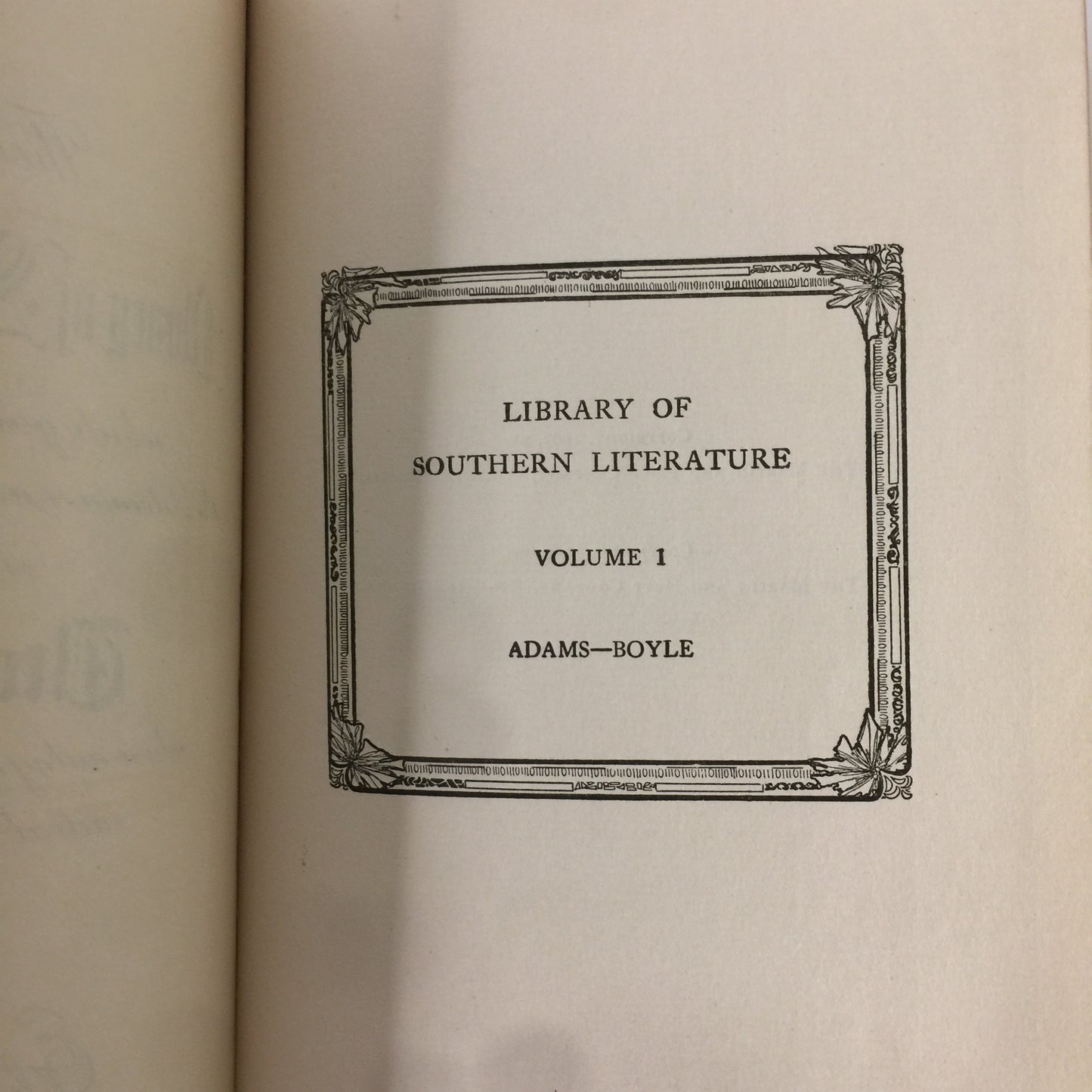 Library of Southern Literature - Various - 17 Volumes with Supplement - 1909