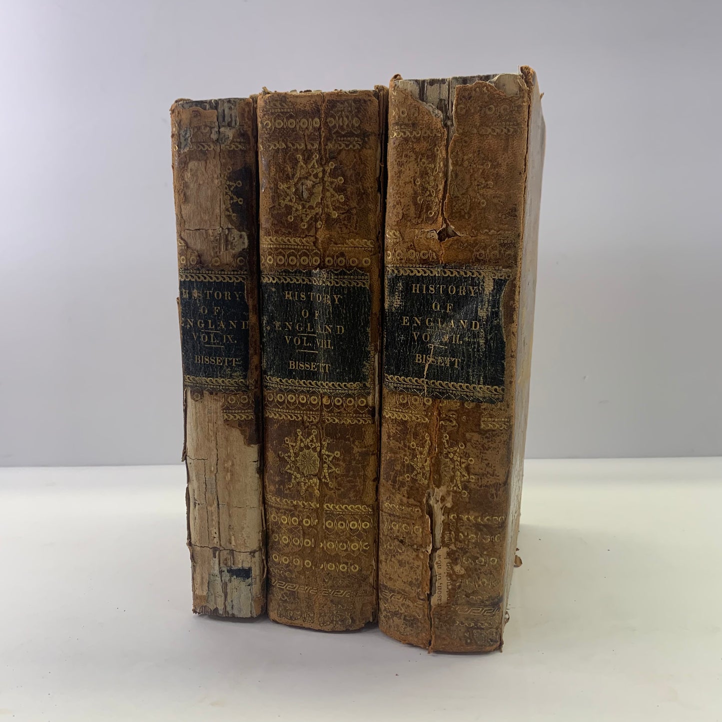 The History of The Reign of George III - Robert Bissett - Set of 3 - 1822